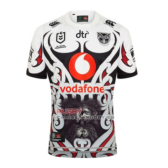 Camiseta Nueva Zelandia Warriors Rugby 2020 Indigena